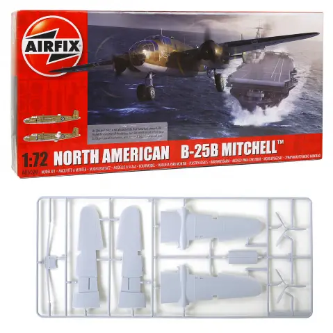 Airfix North American B25B Mitchell Scale Model Kit, 8Y+
