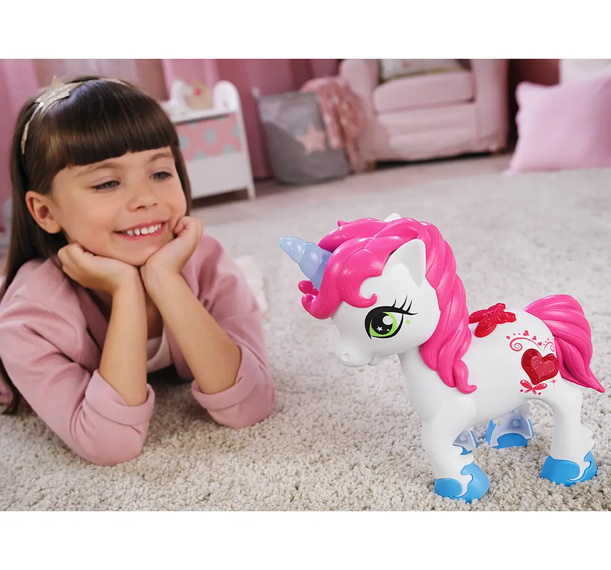 Dragon I Little Unicorn Touch and Talk Electronic Dinosaur Toys for Kids 2Y+, Multicolour