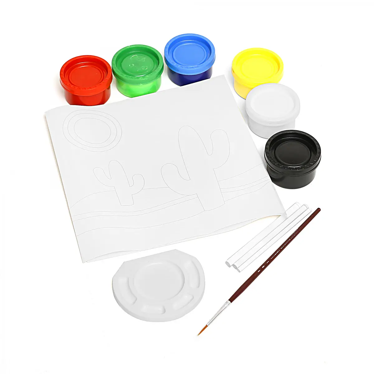 Funskool Handy Crafts Dot Painting Kit, 5Y+, Multicolour