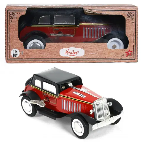 Hamleys Wind Up Retro Car, Maroon, 14Y+