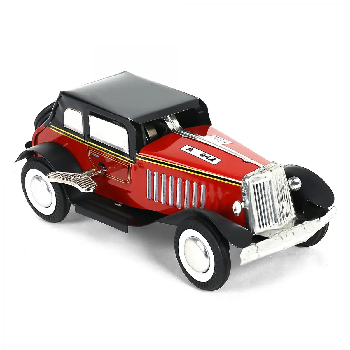 Hamleys Wind Up Retro Car, Maroon, 14Y+