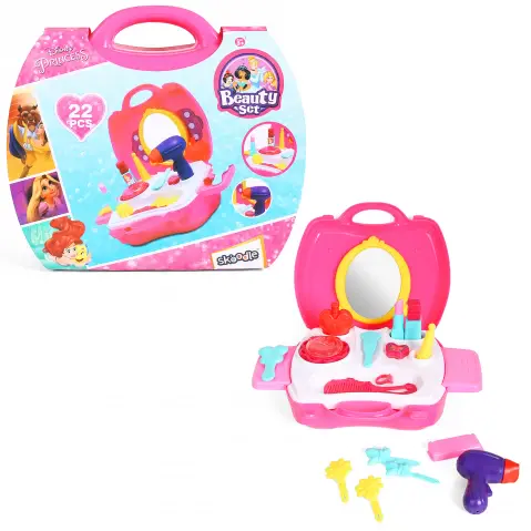 Skoodle Disney Princess Beauty Set, 3Y+, 22 PCs, Pink