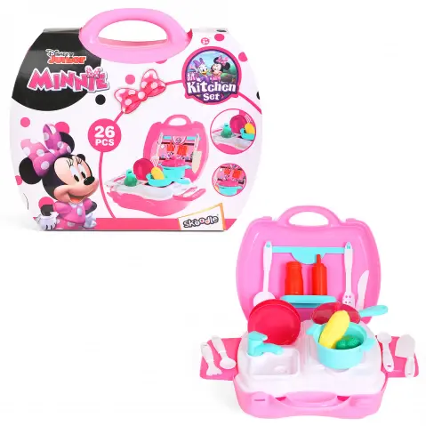 Skoodle Jr. Minnie Kitchen Set, 26PCs, 3Y+, Pink