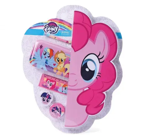 Striders My Little Pony 5-Piece Stationery Set Fun & Colorful School Supplies for Kids Pencils, Eraser, Sharpener, and Ruler, 4Y+