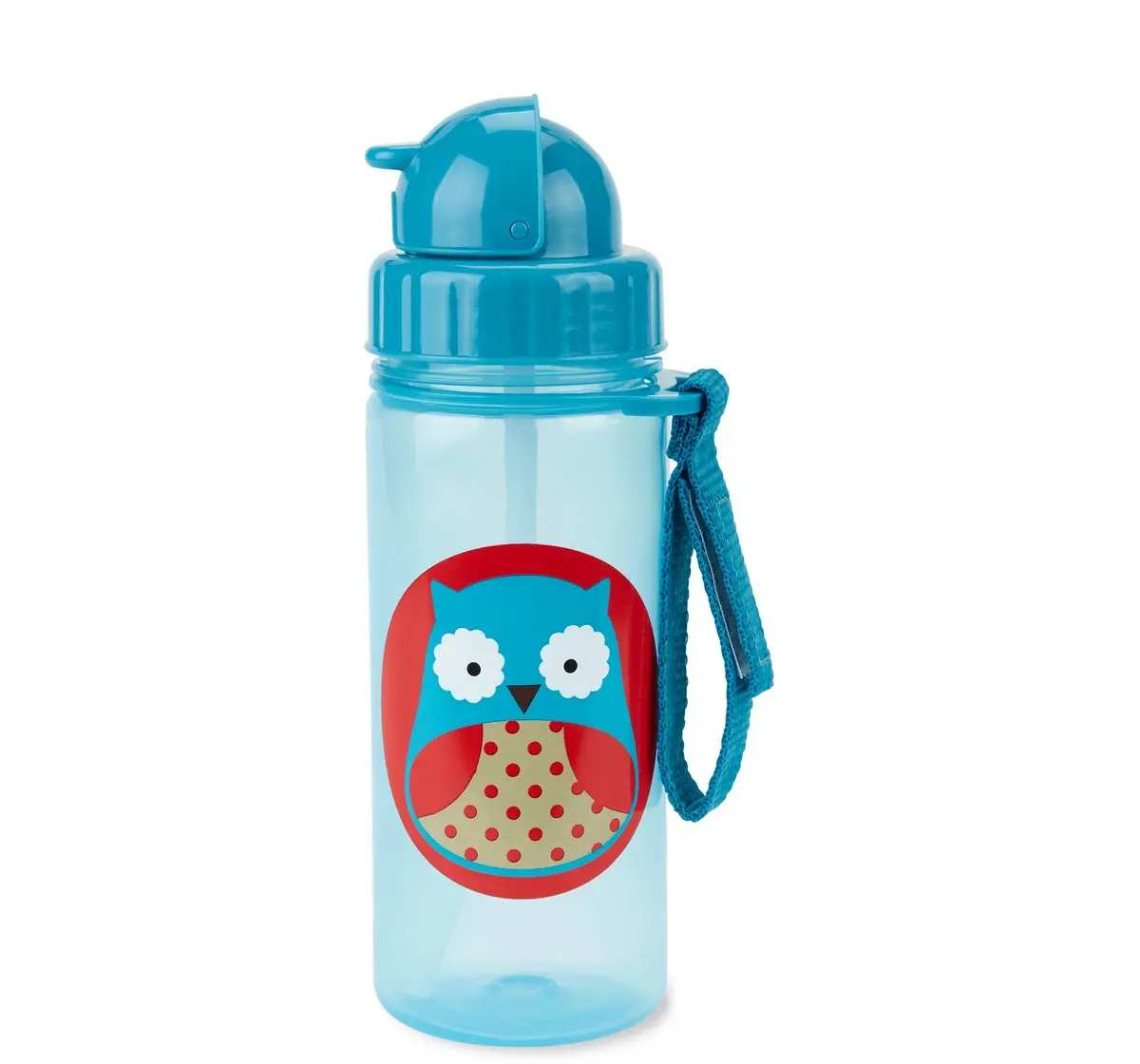 Skip Hop Zoo Straw Bottle Owl 18M+, Multicolour