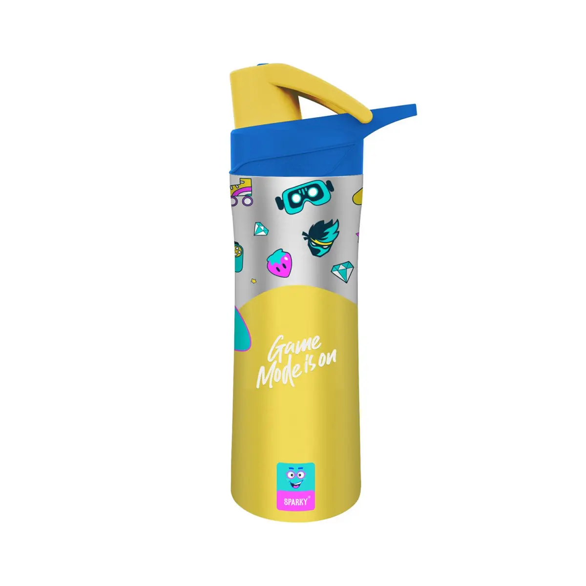 Rabitat Nutrilock Insulated Stainless Steel Bottle with Infuser Sparky 550 ml For Kids of Age 5Y+, Multicolour