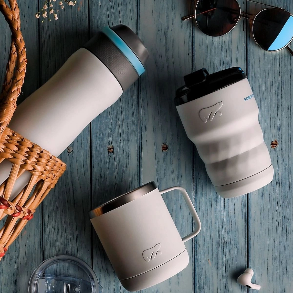Headway Oslo Vacuum Insulated Stainless Steel Bottle Polar White 750 ML White 10Y+