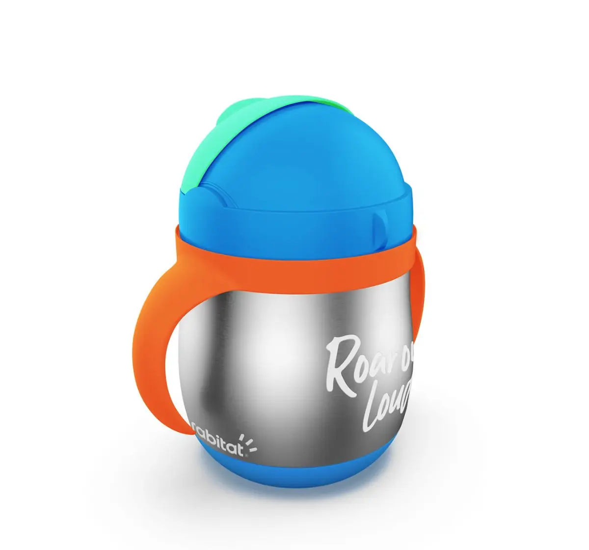 Rabitat First Step Gravity Sipper Big Cat 390 ml For Kids of Age 6M ...