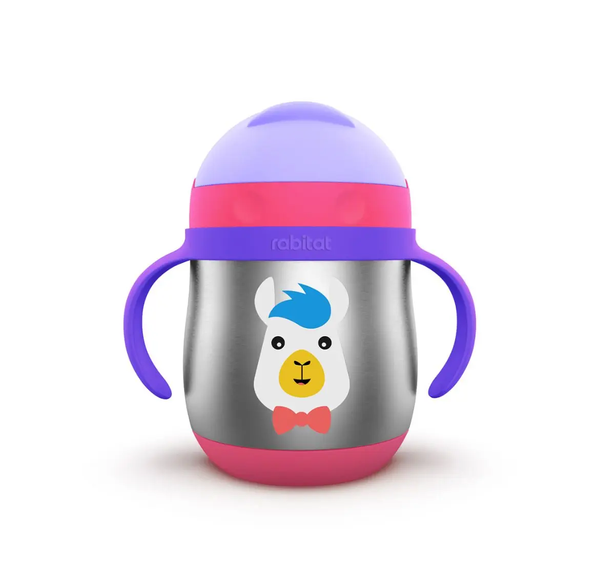Rabitat First Step Gravity Sipper Llama Mia 390 ml 6M+, Multicolour