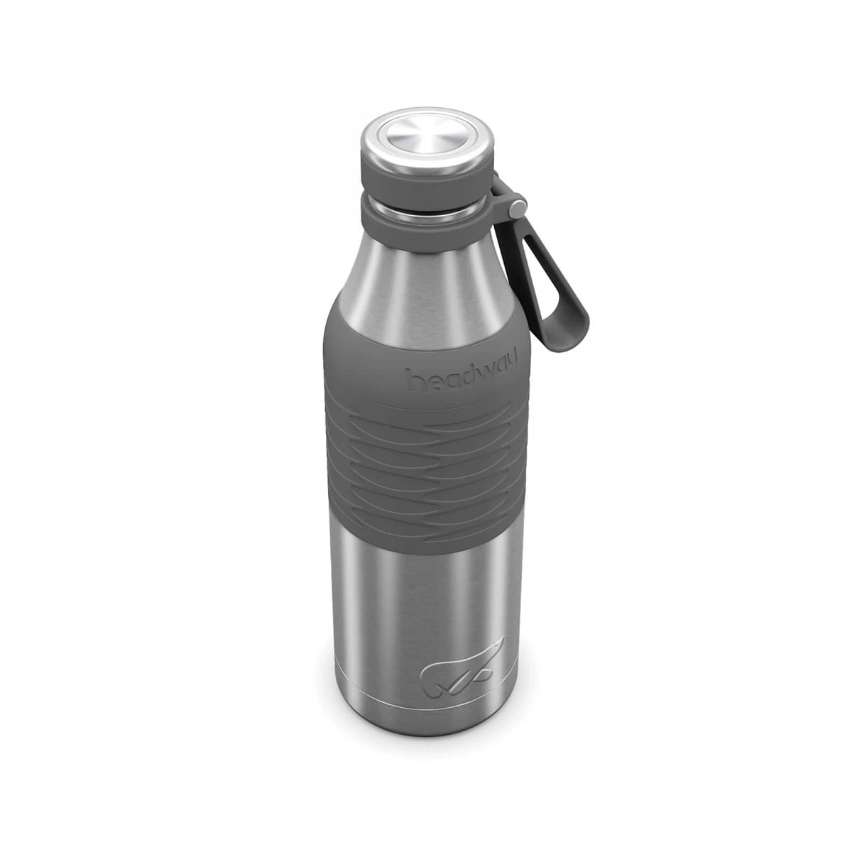 Headway Burell Stainless Steel Insulated Bottle Space Grey 600 ML Grey 10Y+