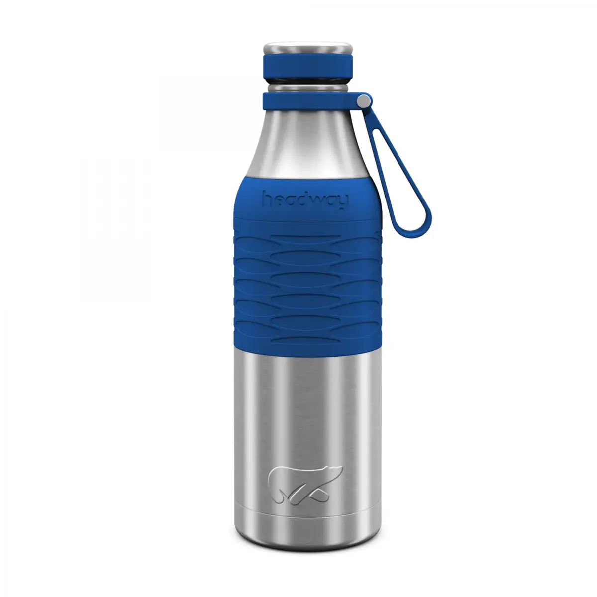 Headway Burell Stainless Steel Insulated Bottle Navy Blue 600 ML Blue 10Y+