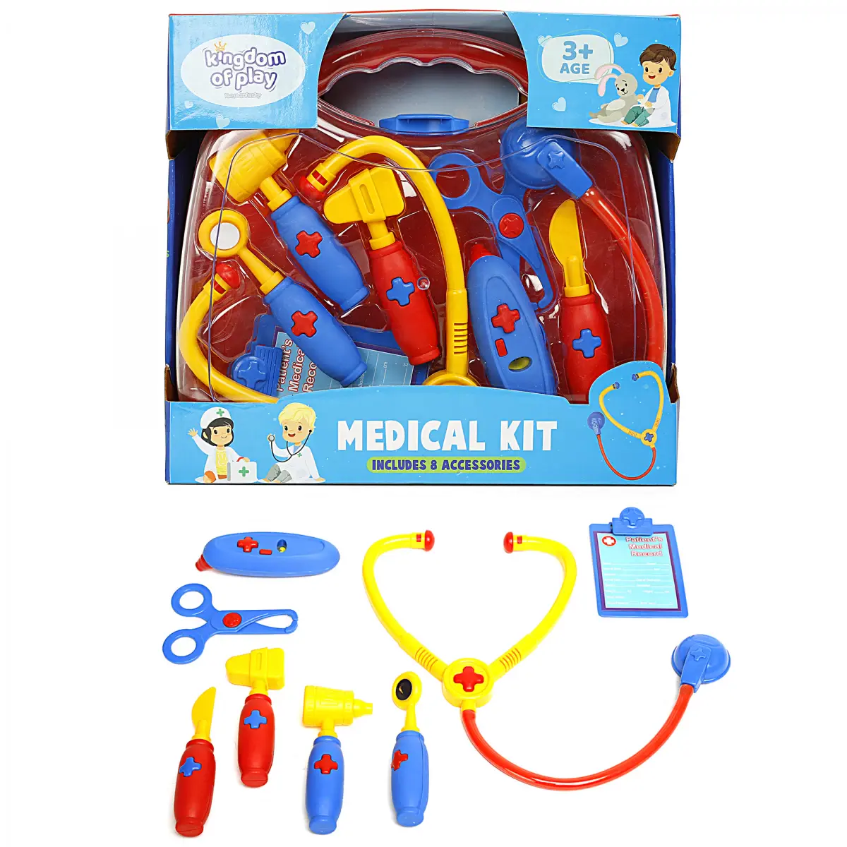 Kingdom Of Play Medical Kit for Kids, 4Y+, Multicolour