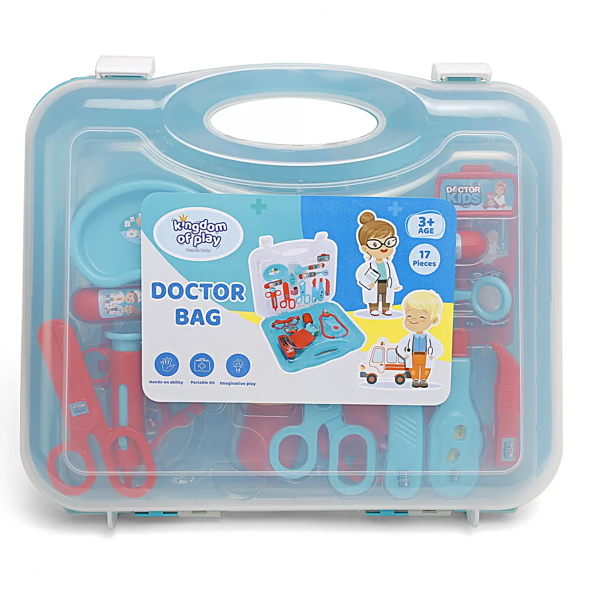 Kingdom of Play Doctor Bag, 17 Pieces, 3Y+