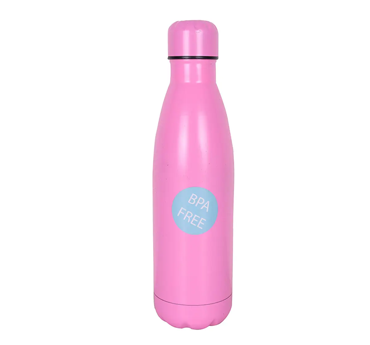 Stainless Steel Insulated Water Bottle by Hamster London for Kids, Pink, Non-Toxic, BPA Free, 500ml, 5Y+