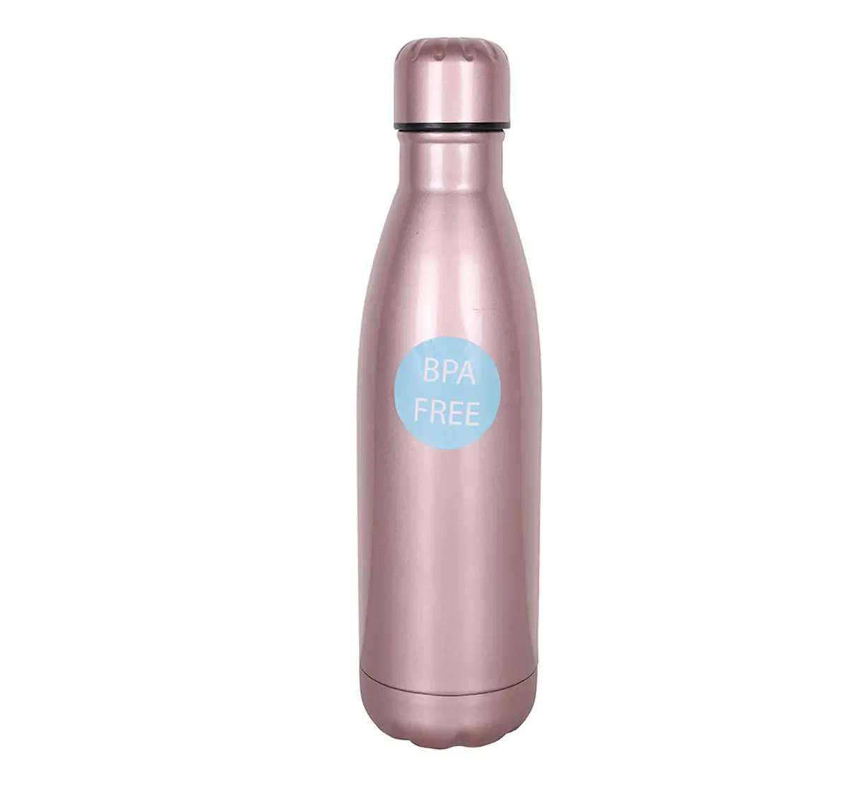 Stainless Steel Insulated Water Bottle by Hamster London for Kids, Rose Pink, Non-Toxic, BPA Free, 750ml, 5Y+