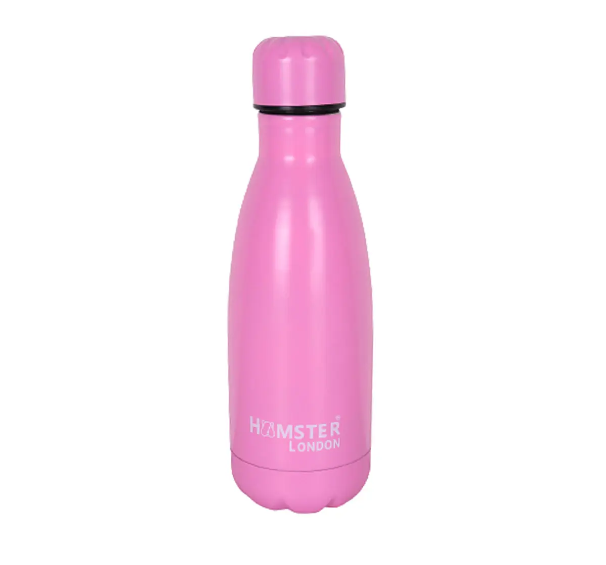 Stainless Steel Insulated Water Bottle by Hamster London for Kids, Pink, Non-Toxic, BPA Free, 350ml, 5Y+