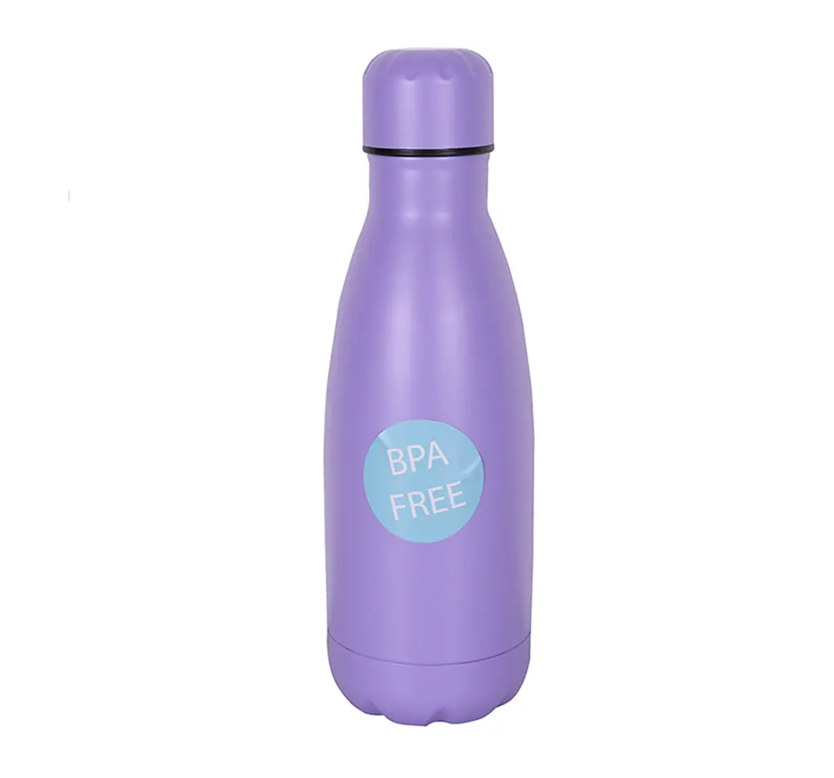 Stainless Steel Insulated Water Bottle by Hamster London for Kids, Purple, Non-Toxic, BPA Free, 350ml, 5Y+