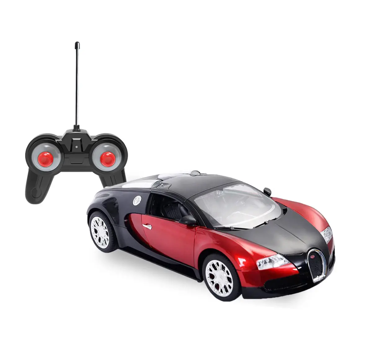 Playzu Bugatti Veyron 1:24 Kids Remote Control Car 6Y+, Red