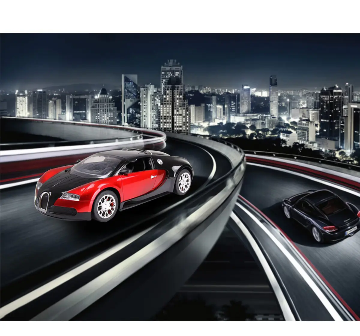 Playzu Bugatti Veyron 1:24 Kids Remote Control Car 6Y+, Red