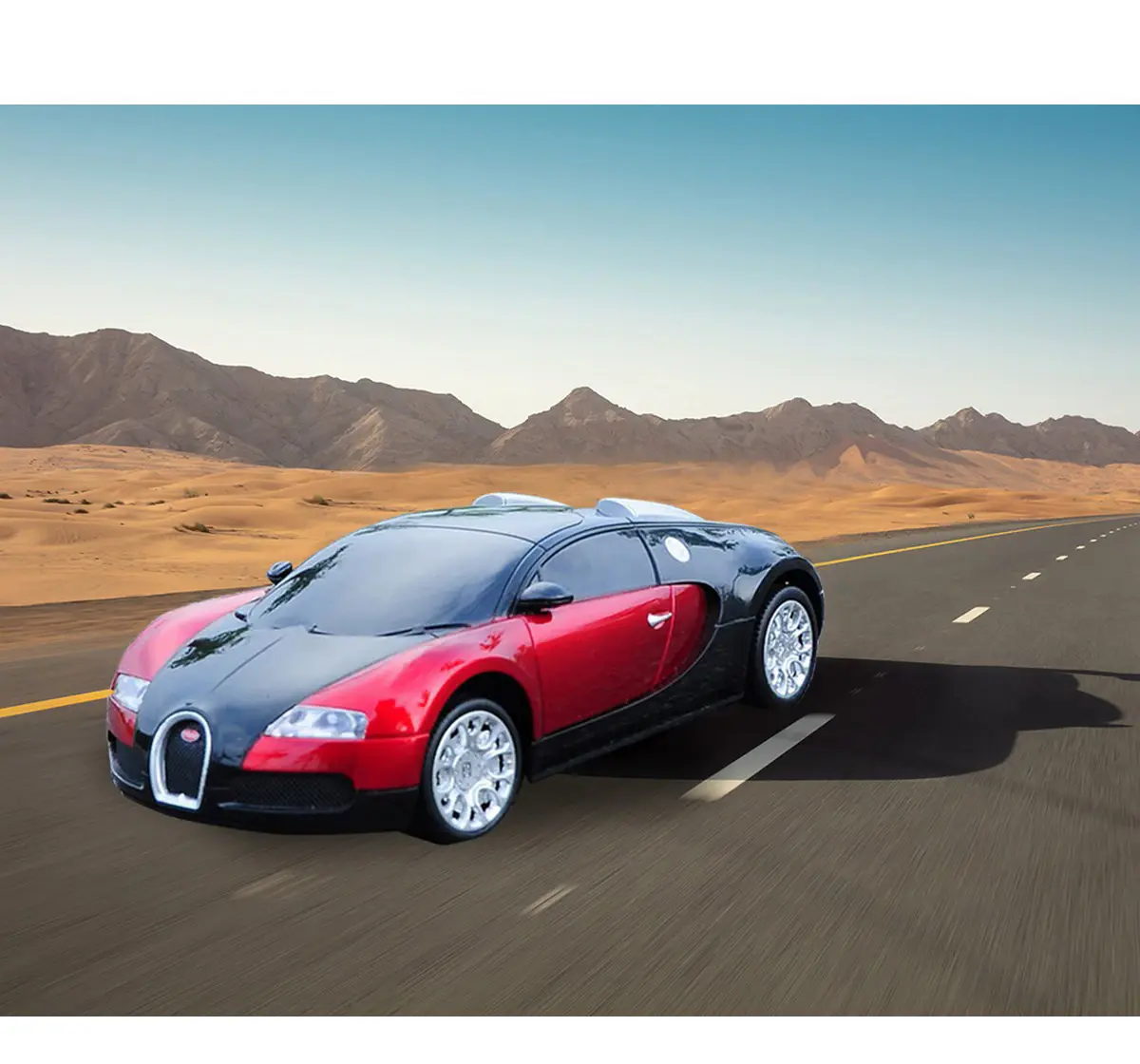 Playzu Bugatti Veyron 1:24 Kids Remote Control Car 6Y+, Red