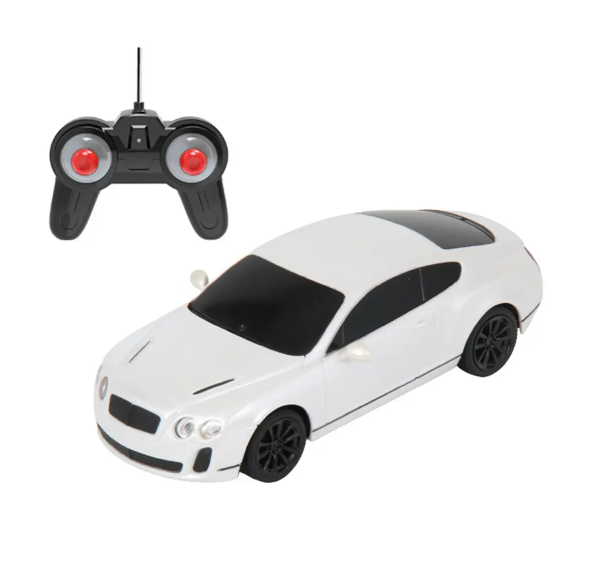 Playzu R/C Car Bentley Gt Supersport (White) R/C 1:24 White 6 Years+