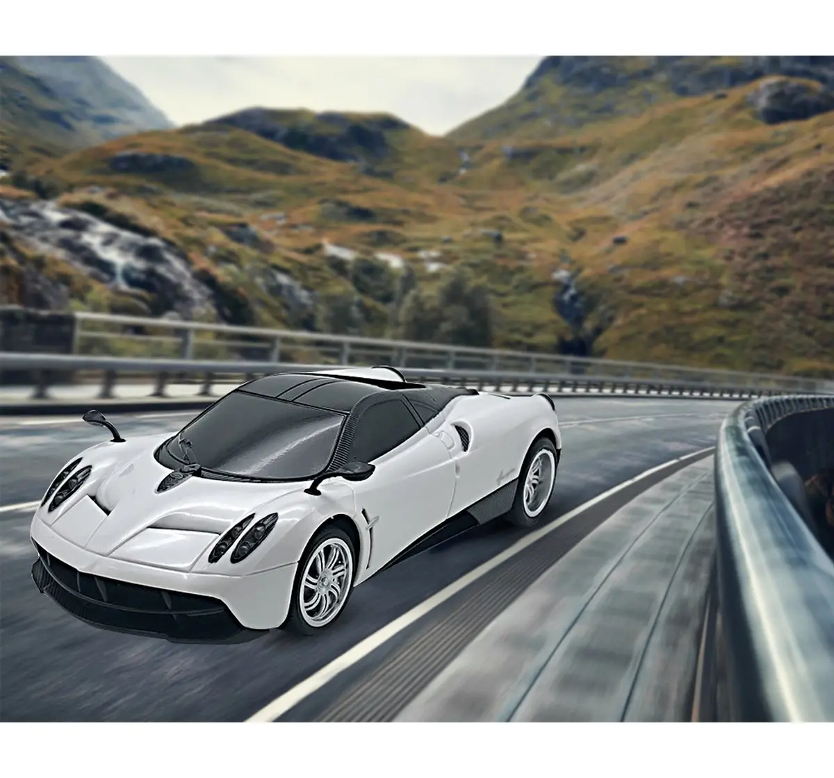 Playzu R/C Car Pagani Huayra (White) R/C 1:24 White 6 Years+