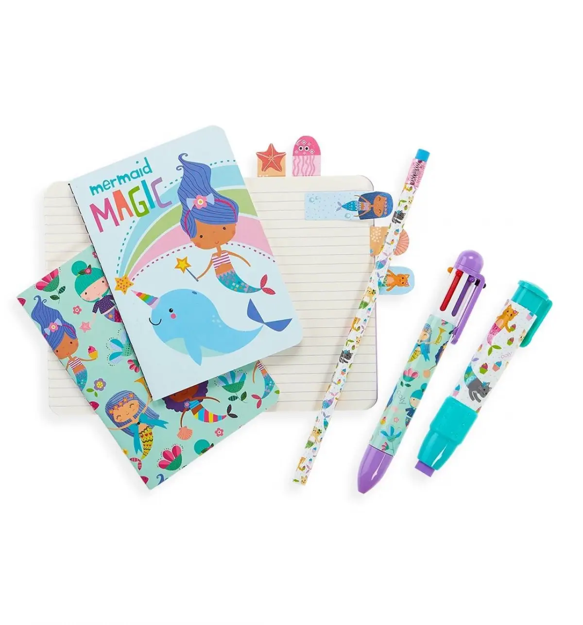 OOLY Note Pals Sticky Tabs Mermaid Magic Multicolour 6Y+