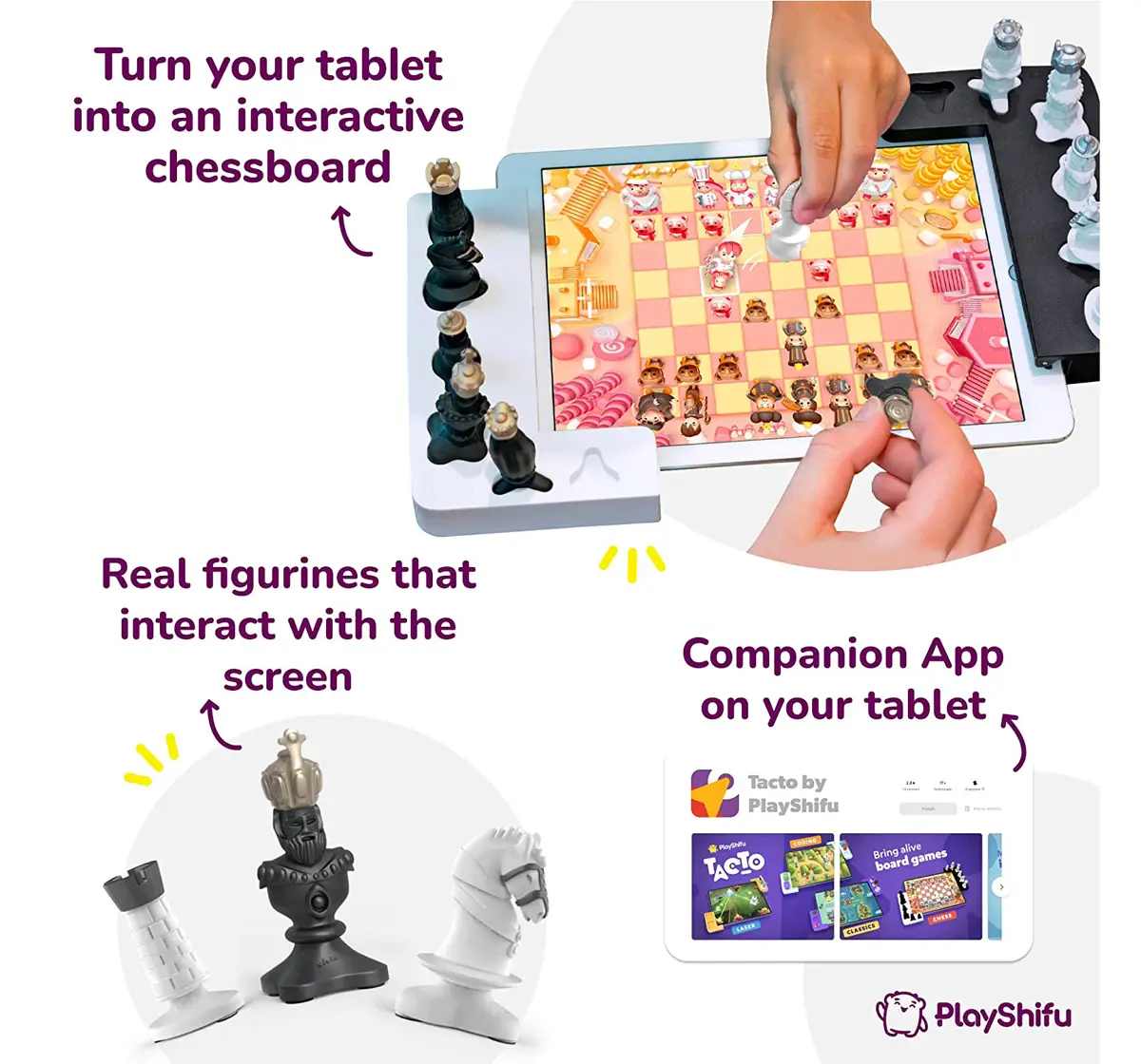 Playshifu Plugo Tacto Chess Stem Kit for kids 6Y+, Multicolour