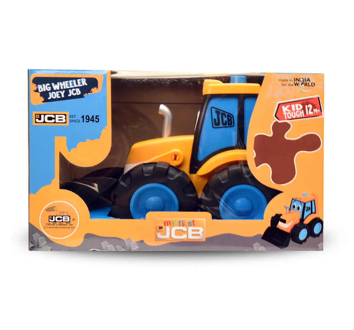 JCB My First Big Wheeler Joe Construction Toys for kids 12M+, Multicolour