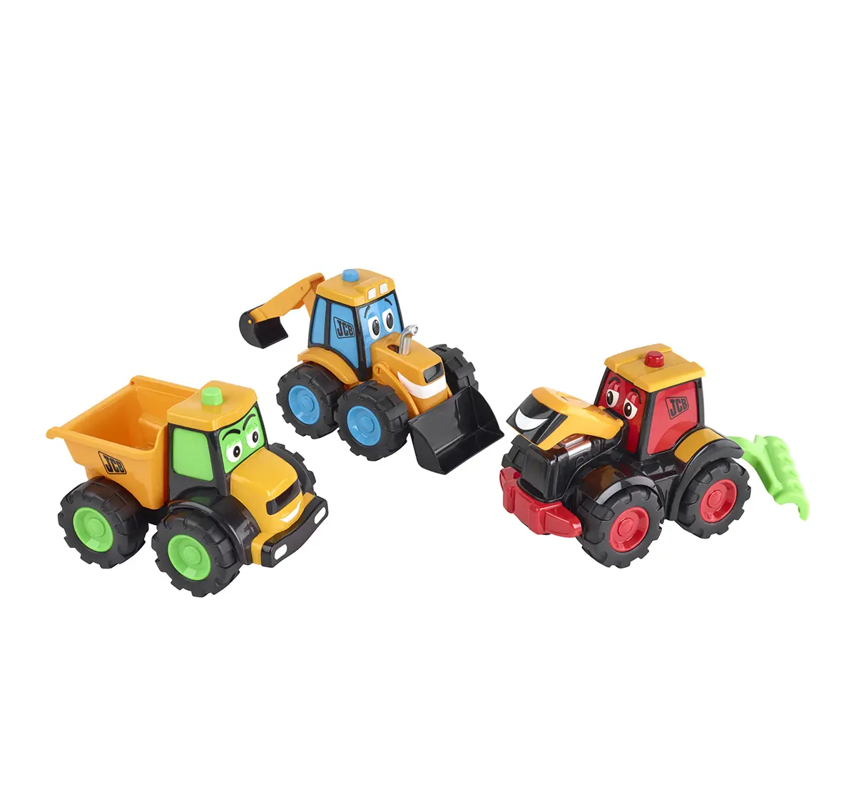 JCB My First Big Wheeler Action Team Construction Toys for kids 12M+, Multicolour