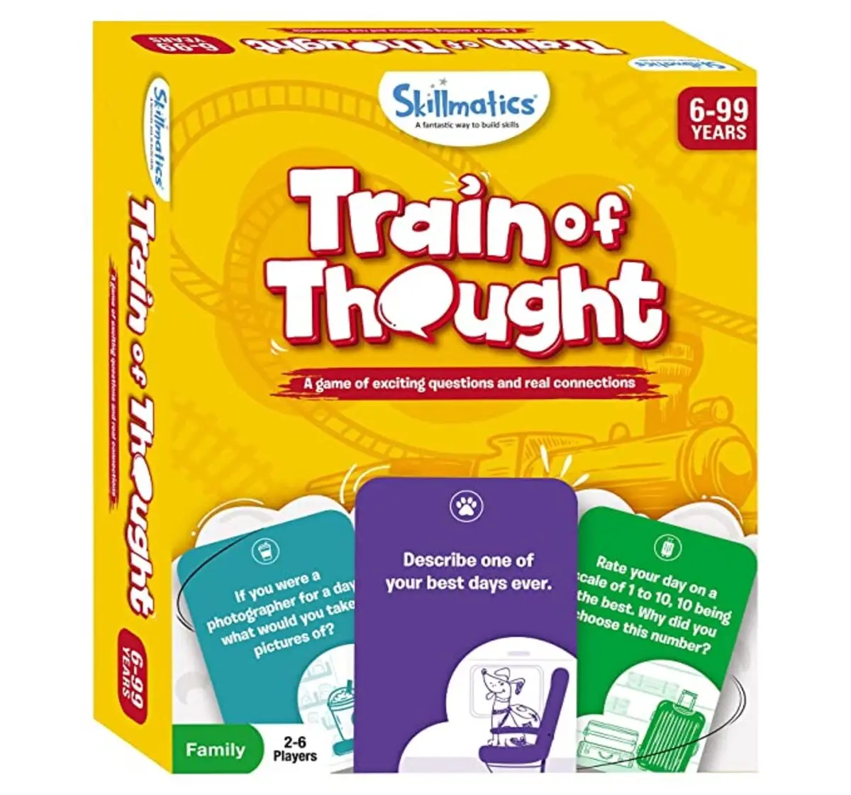 Skillmatics Train of Thought New Board Game for kids 6Y+, Muliticolour