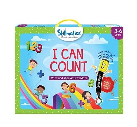 Skillmatics I Can Count New Board Game for kids 3Y+, Muliticolour