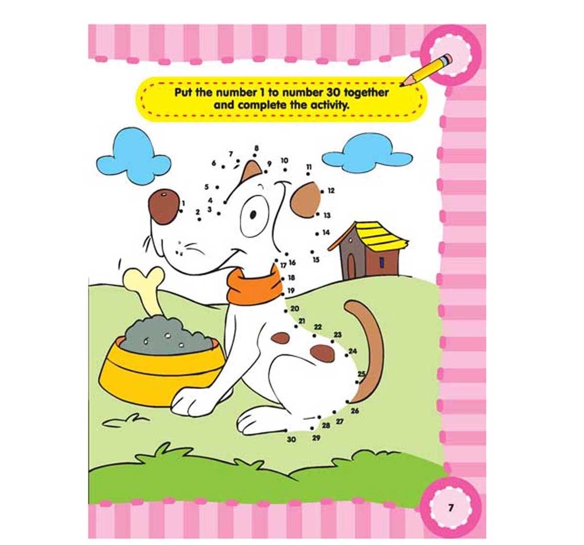 Dreamland Paperback Dot to Dot Activity Books for Kids 3Y+, Multicolour