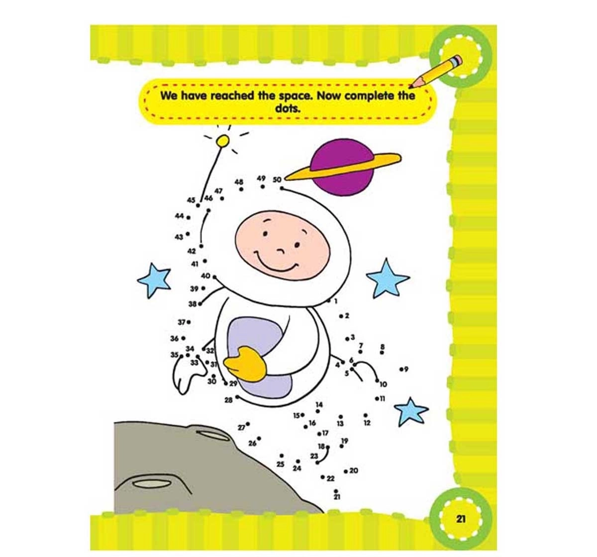 Dreamland Paperback Dot to Dot Activity Books for Kids 3Y+, Multicolour