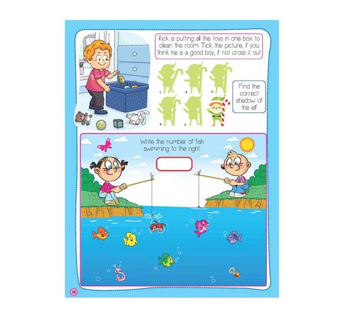 Dreamland Paperback Brain Games Set of Books for Kids 3Y+, Multicolour