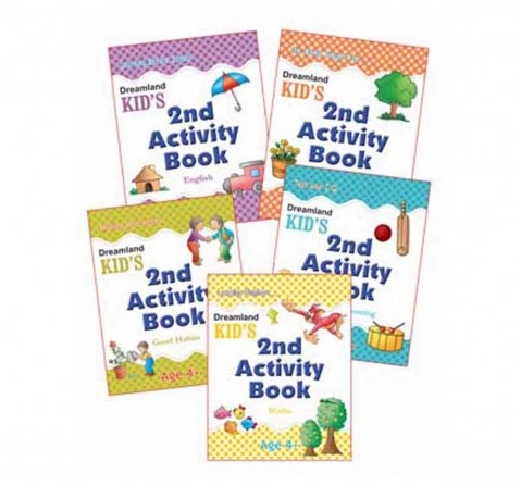 Dreamland Paperback 2nd Activity Pack Books for Kids 4Y+, Multicolour