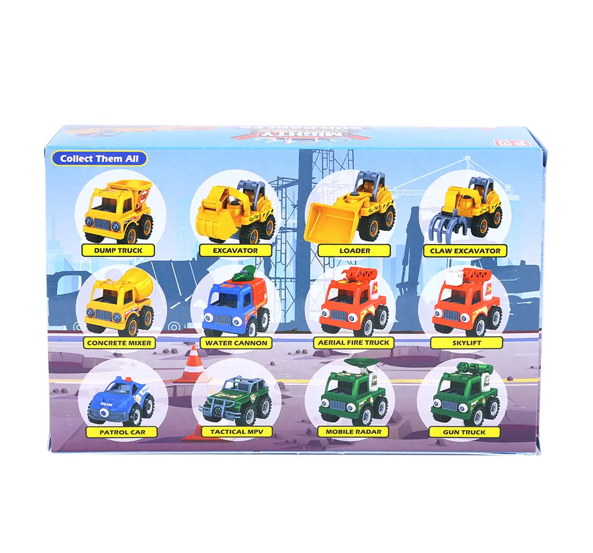 Mighty Machines Loader Construction Vechile for kids 3Y+, Multicolour