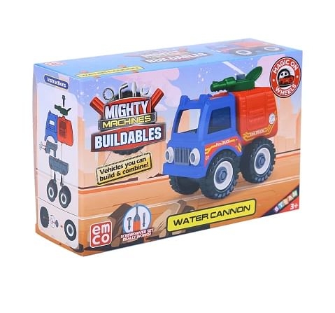 Mighty Machines Water Cannon Construction Vechile for kids 3Y+, Multicolour