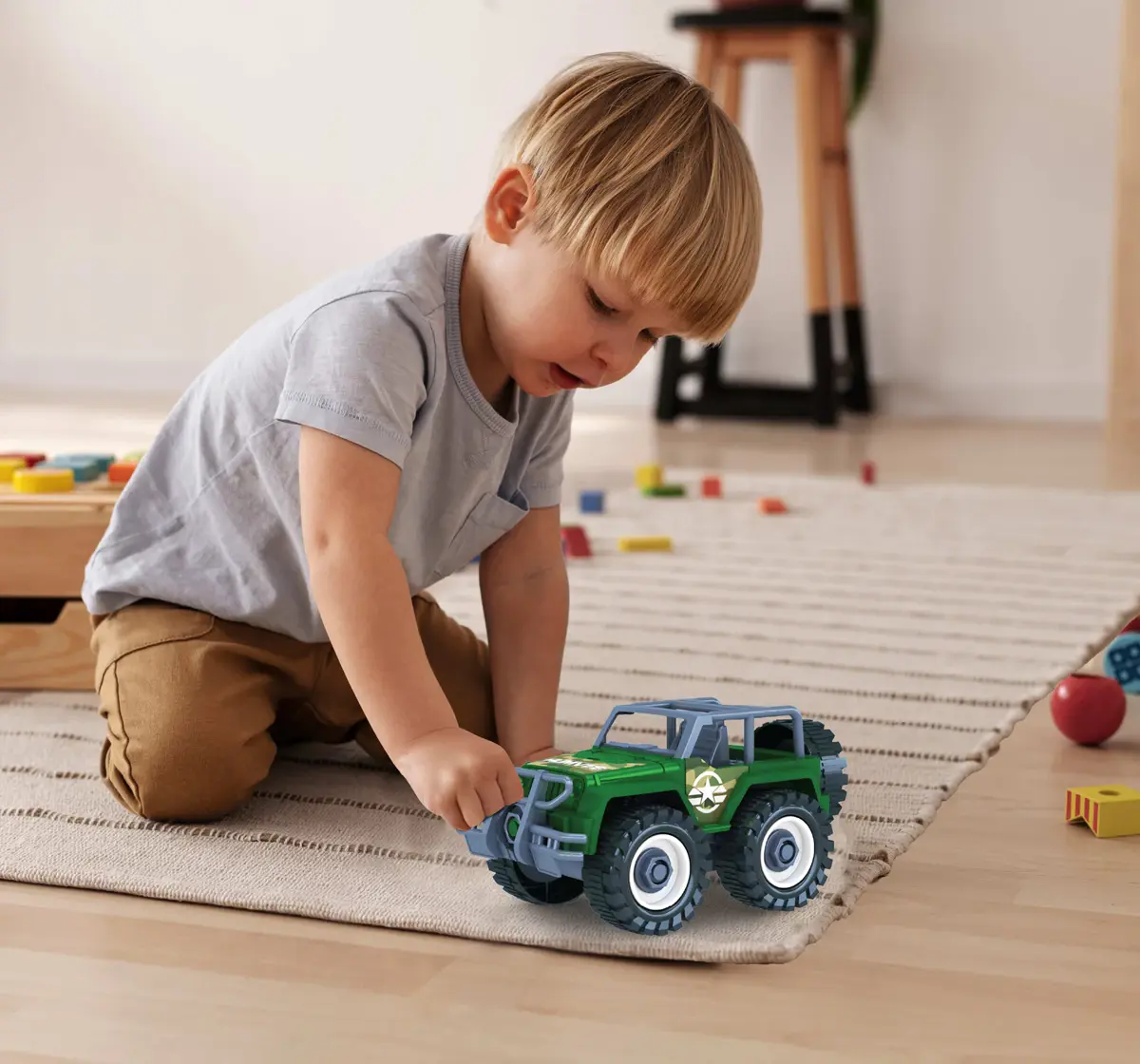 Mighty Machines Tactical Mpv Construction Vechile for kids 3Y+, Multicolour