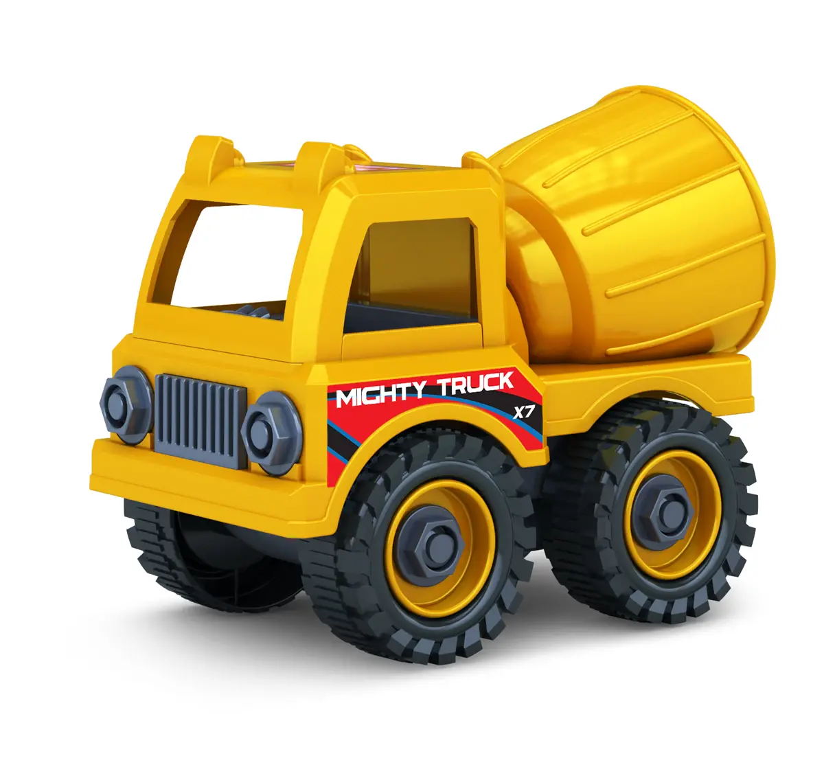Mighty Machines Concrete Mixer Construction Vechile for kids 3Y+, Multicolour