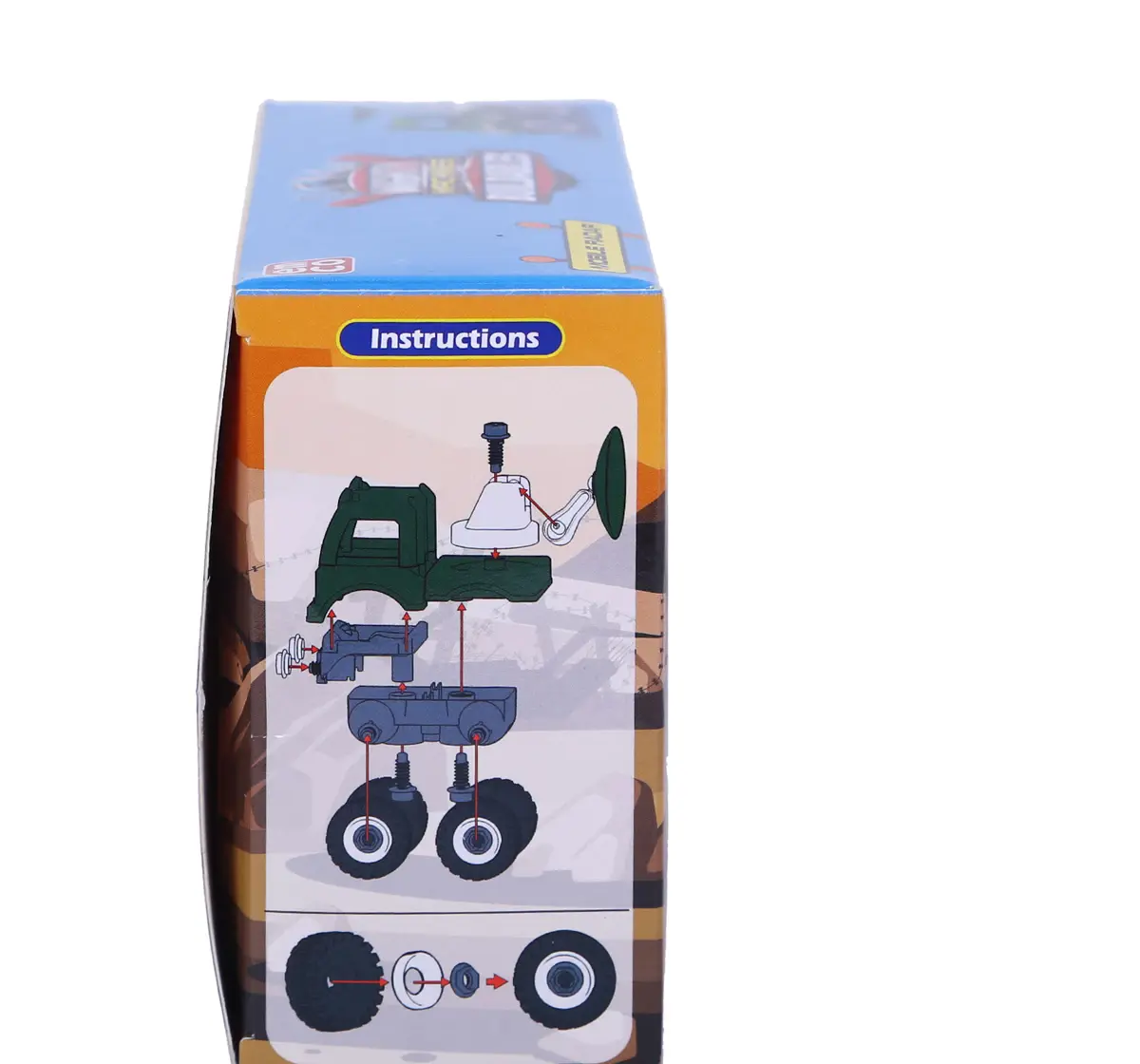 Mighty Machines Mobile Radar Construction Vechile for kids 3Y+, Multicolour
