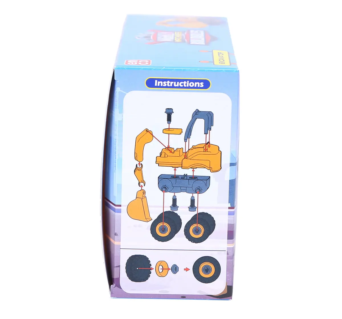 Mighty Machines Excavator Construction Vechile for kids 3Y+, Multicolour