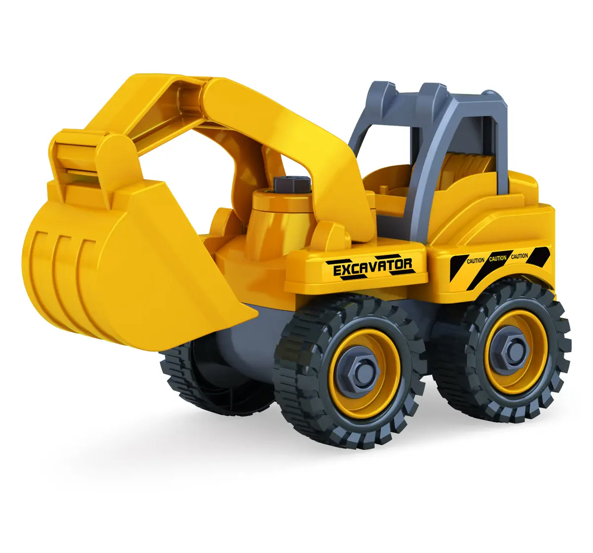 Mighty Machines Excavator Construction Vechile for kids 3Y+, Multicolour