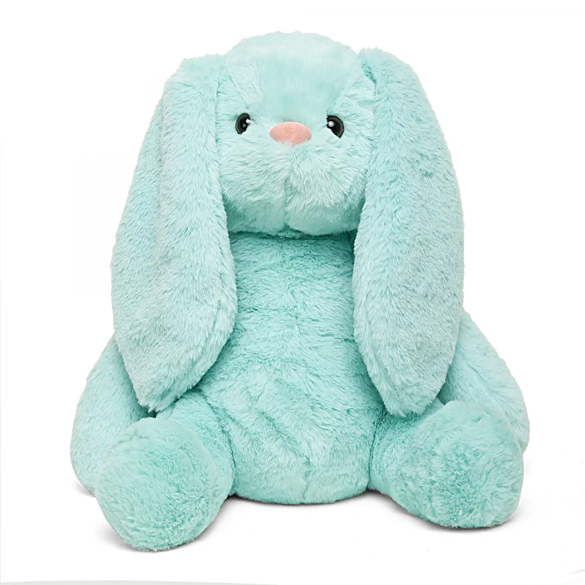 Fuzzbuzz Bunny, Soft Toys for Kids, Turquoise, 35cm