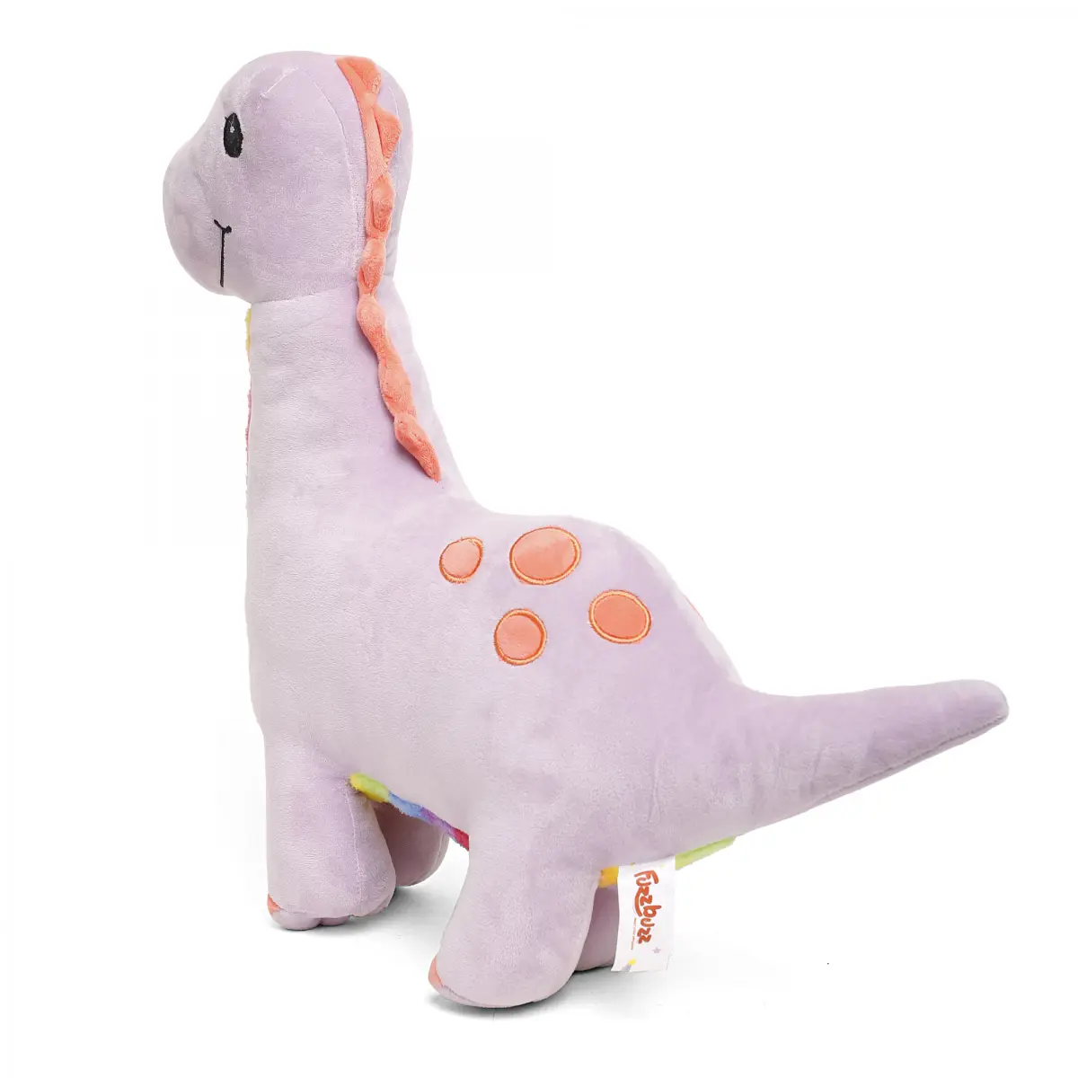 Fuzzbuzz Dino, Soft Roys for Kids, Lilac, 40cm