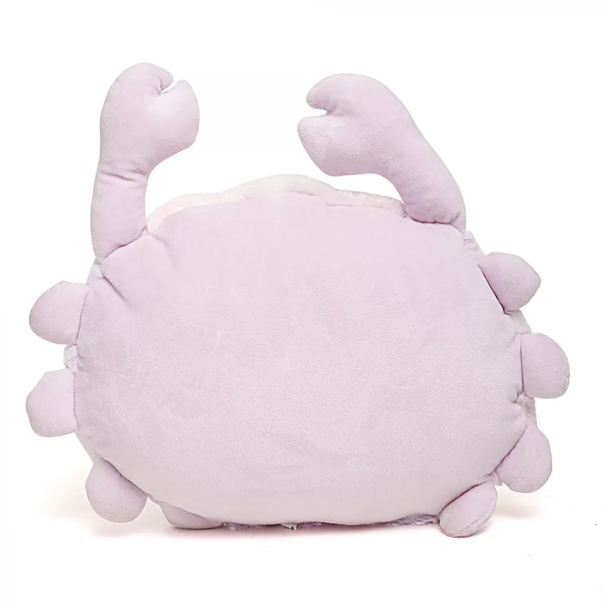 Fuzzbuzz Supersoft Crab Cushion, Soft Toys for Kids, Pink