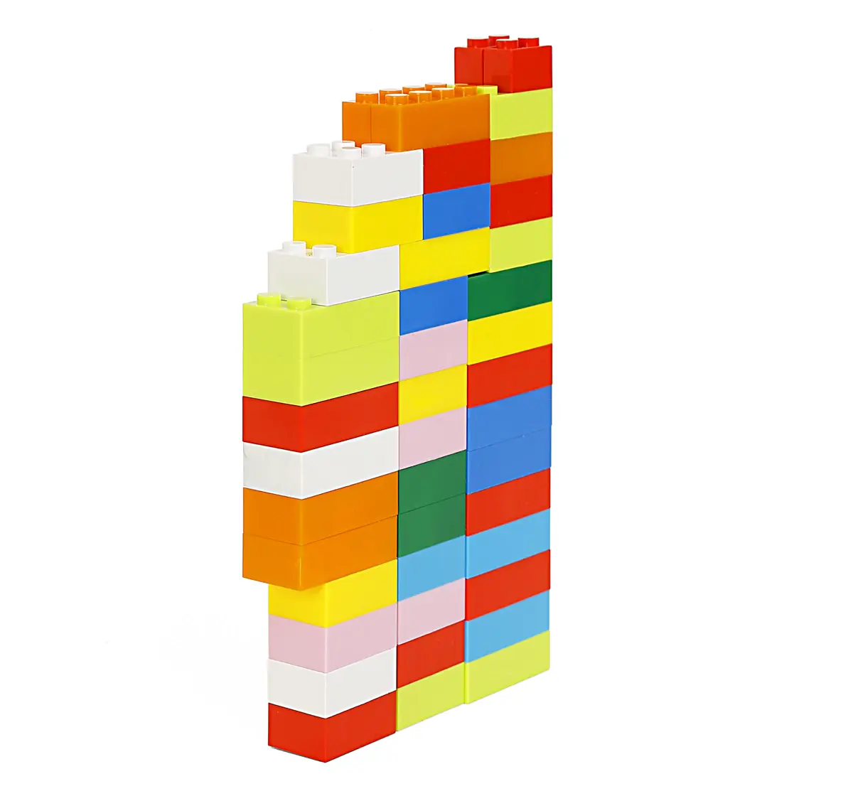 Build By Brick, Lets Build & Play, 5Y+, 500 Bricks, Multicolour
