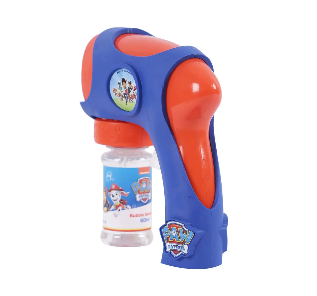 Bubble Magic Paw Patrol Turbo Powered Bubble Blaster Gun For Kids of Age 3Y+, Multicolour