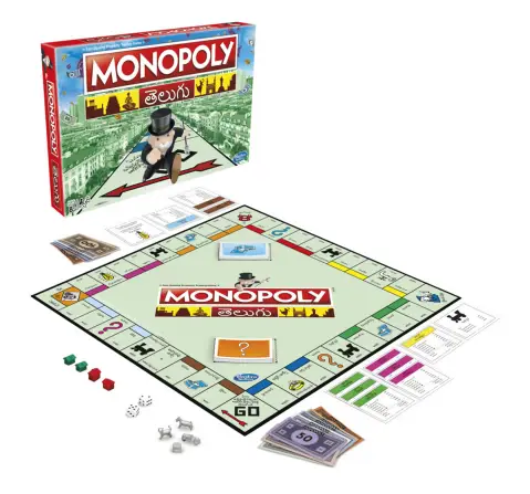 Hasbro Monopoly Family Board Game For 2 To 6 Players Multicolour, 8Y+