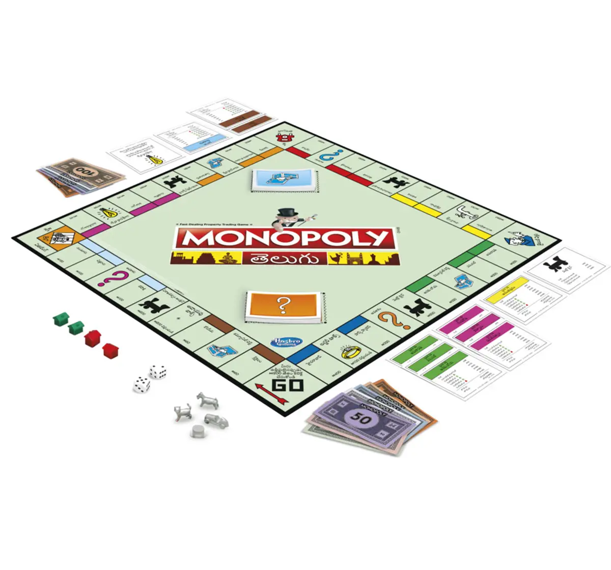 Hasbro Monopoly Family Board Game For 2 To 6 Players Multicolour, 8Y+